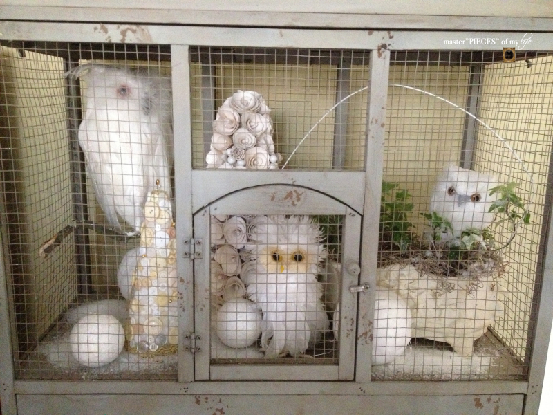 Thru the seasons - ornamental birdcage 9