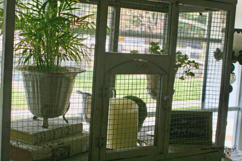 Thru the seasons - ornamental birdcage 10