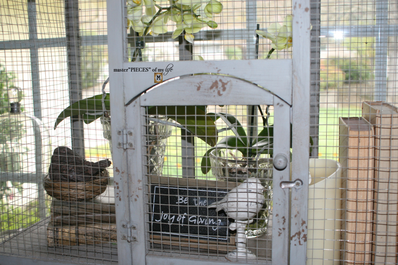 Thru the seasons - ornamental birdcage 11