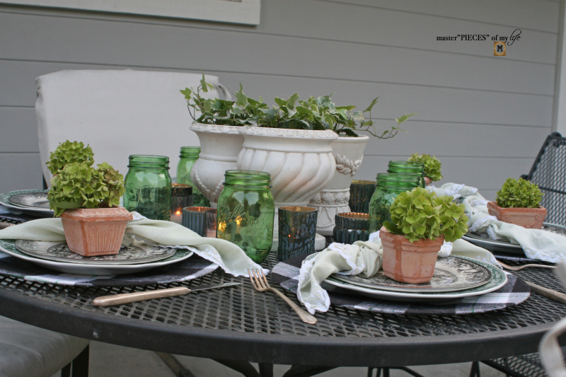 Last day of summer garden tablescape 1