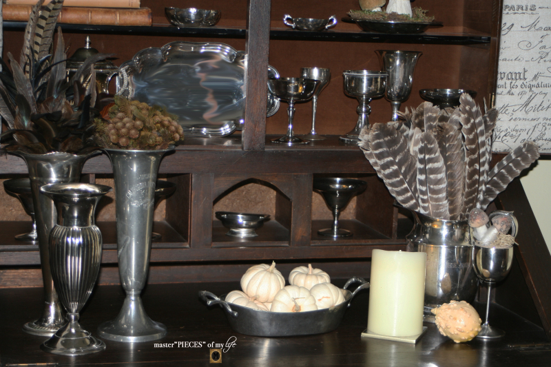 Secretary desk dressed up for fall 9