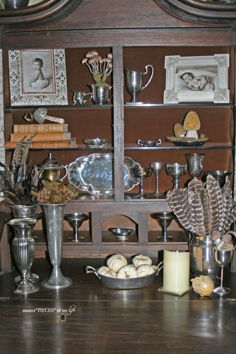 Secretary desk dressed up for fall 11