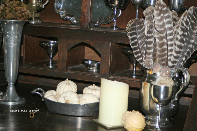 Secretary desk dressed up for fall 12