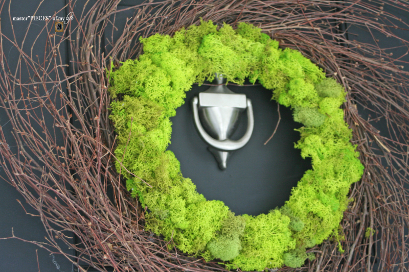 Reindeer moss wreath 9
