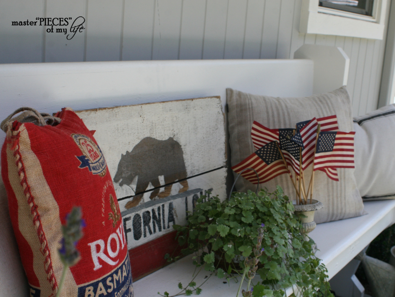 Patriotic decorating detail 5