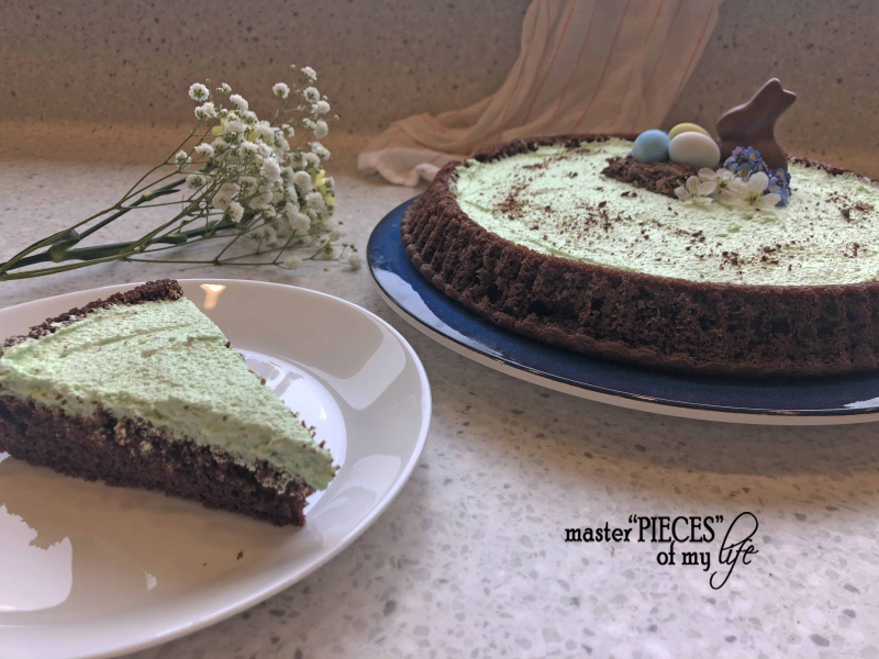 Chocolate pistachio cake5