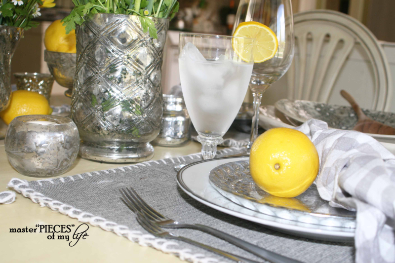 Lemon inspired tablescape3