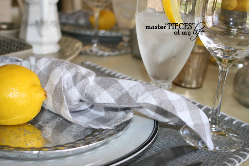 Lemon inspired tablescape9