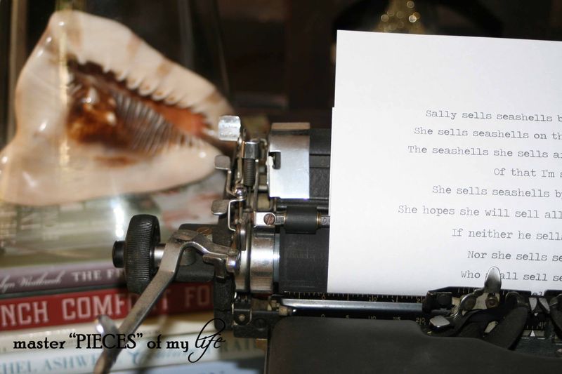 Typerwriter seashells 3