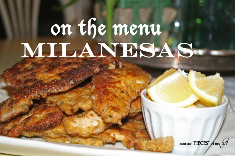 On the menu-milanesas