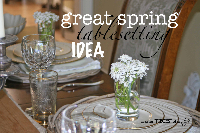 Spring tablesetting idea