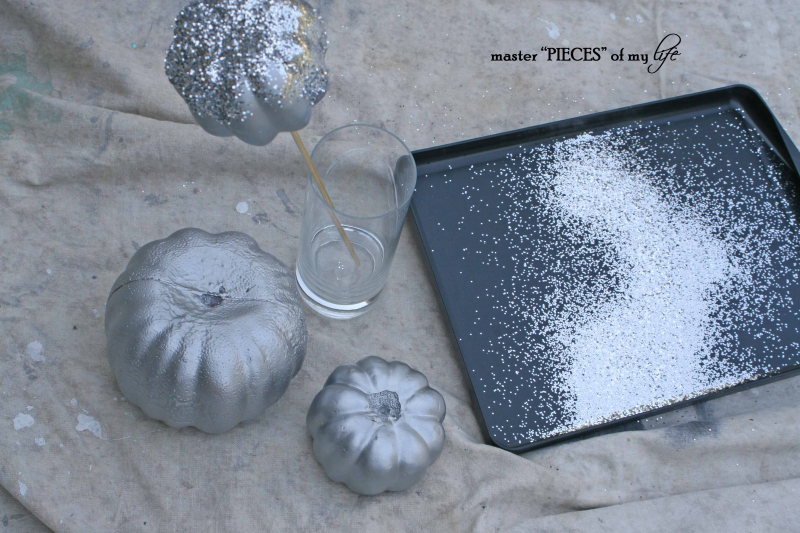 Glitter pumpkins 3