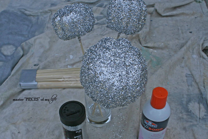 Glitter pumpkins 4