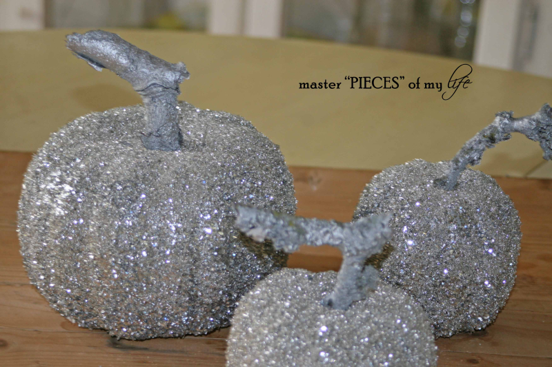 Glitter pumpkins 5