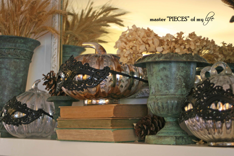 Halloween mantel evolution 3