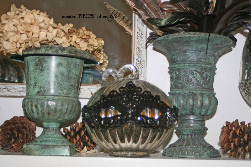 Halloween mantel evolution 6