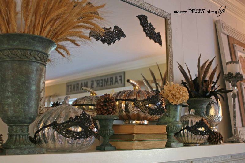 Halloween mantel evolution 7