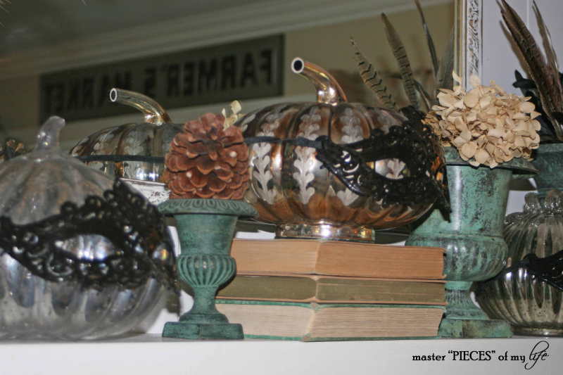 Halloween mantel evolution 8