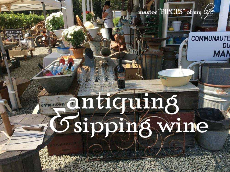 Antiquing & wine