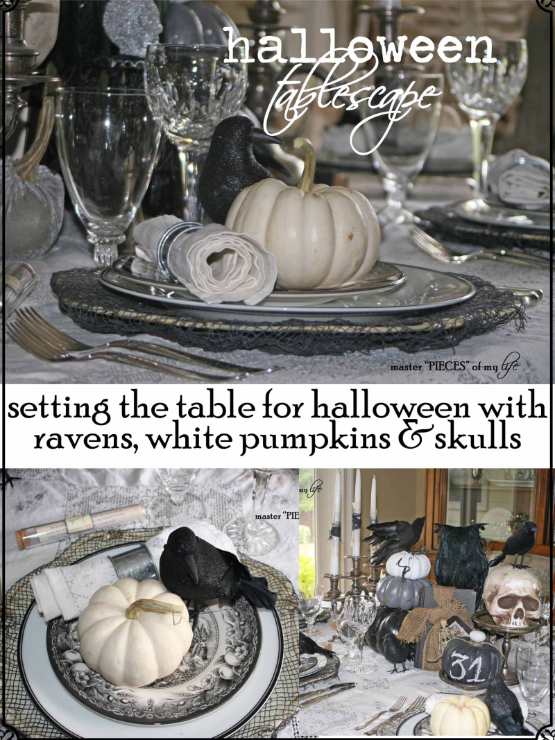 Pinterest halloween tablescape