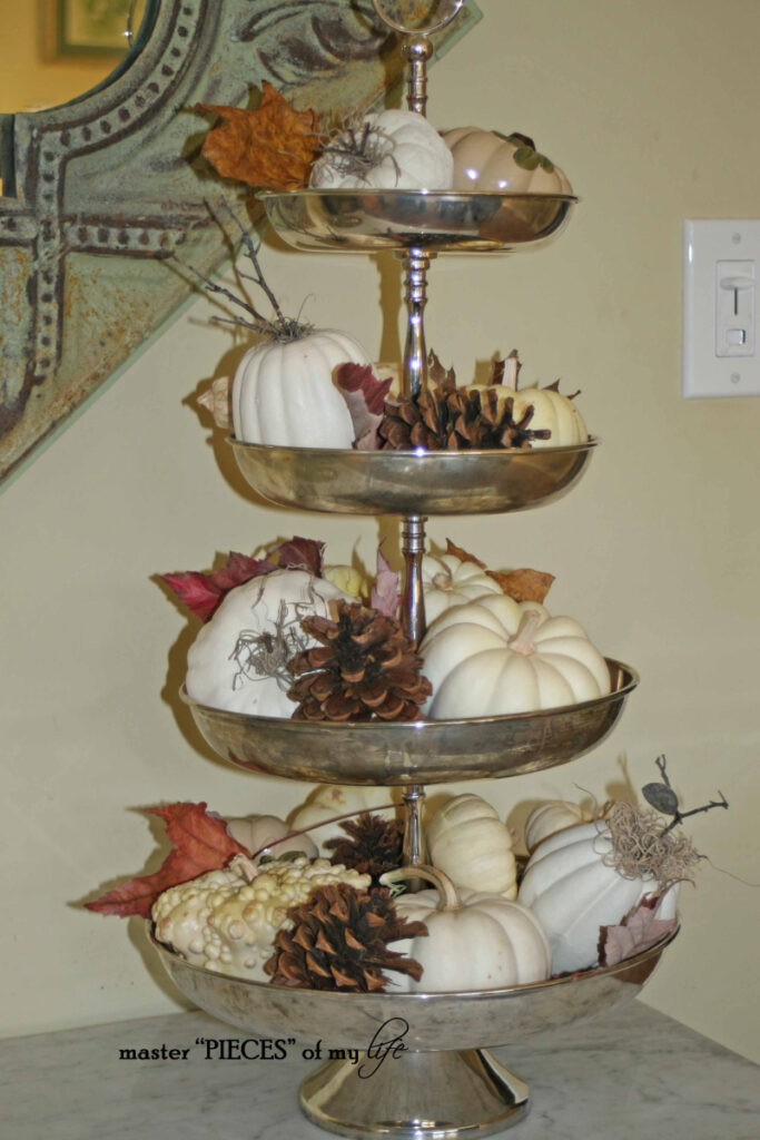 fall tered tray