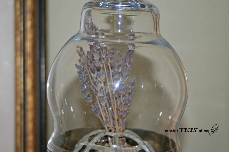 Cloches & dried flowers6