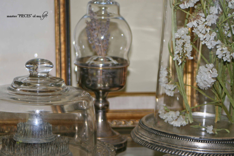 Cloches & dried flowers13