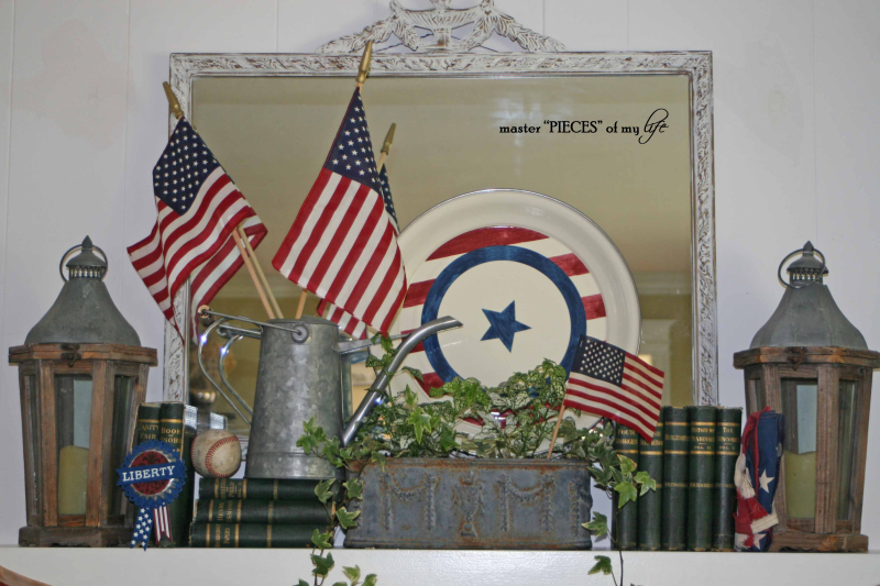 Patriotic mantel 7