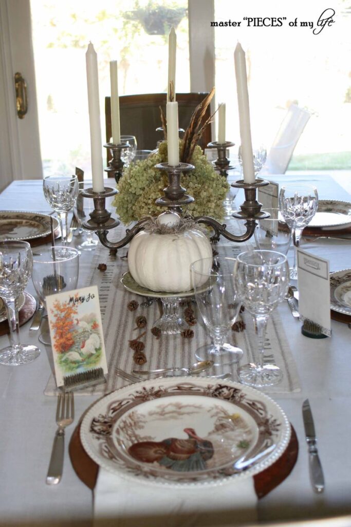 Vintage Thanksgiving Table