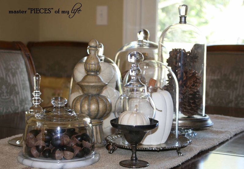 Glass cloche vignette fall 1