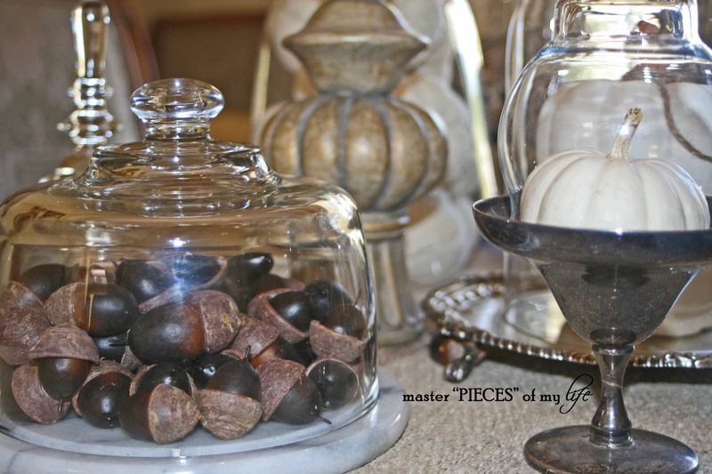 Glass cloche vignette fall 2