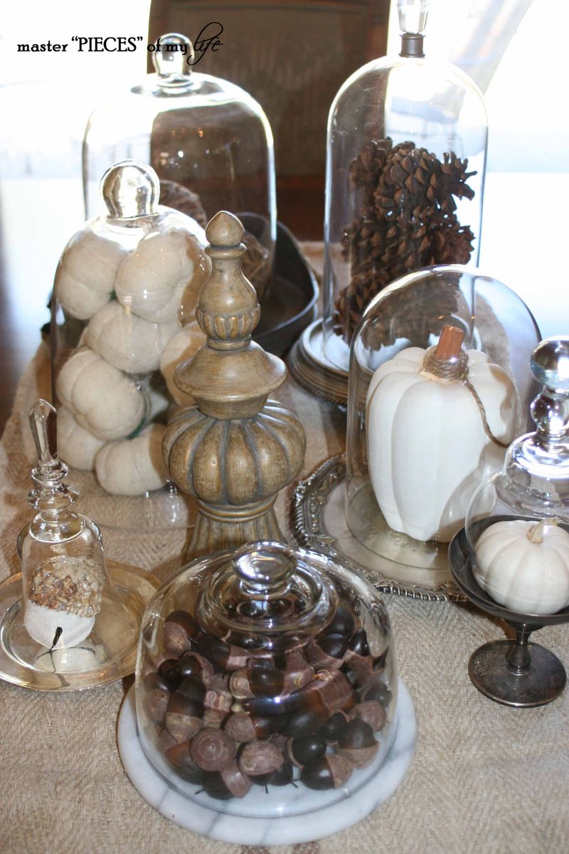 Glass cloche vignette fall 4