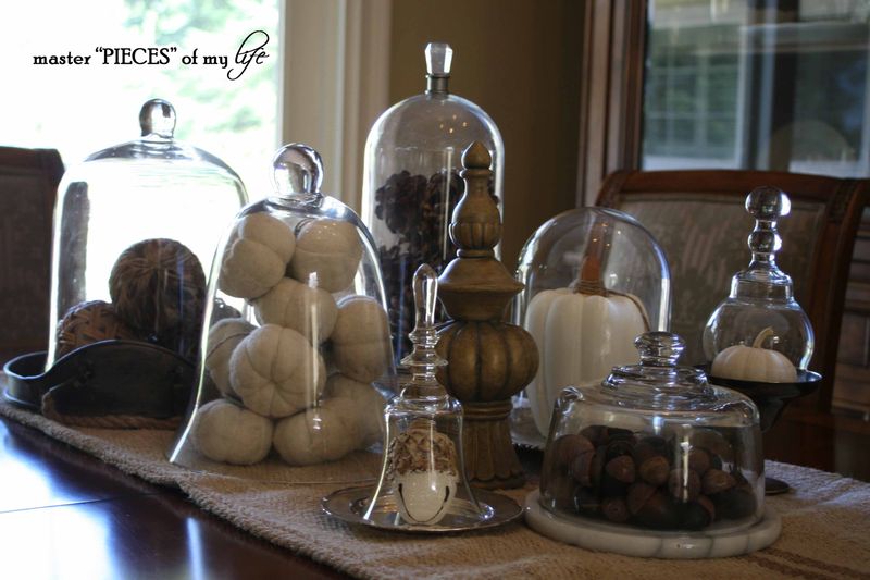 Glass cloche vignette fall 6