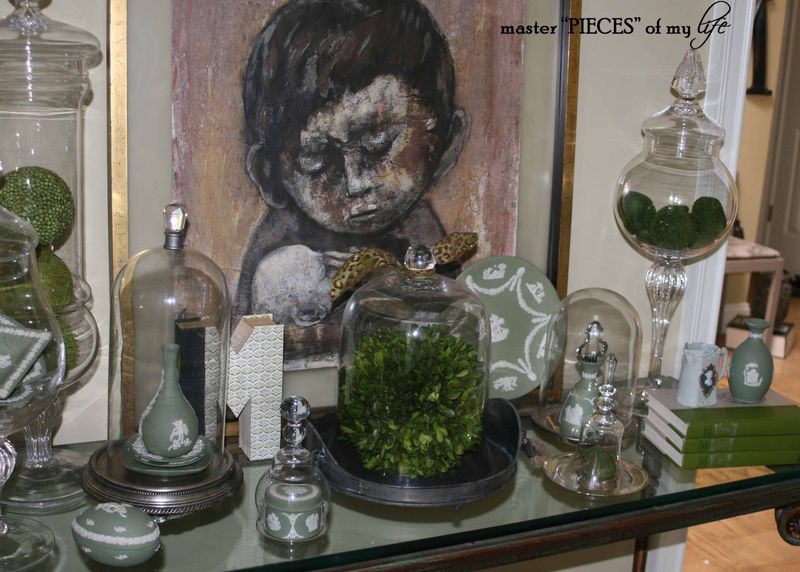 Glass cloche summer 2