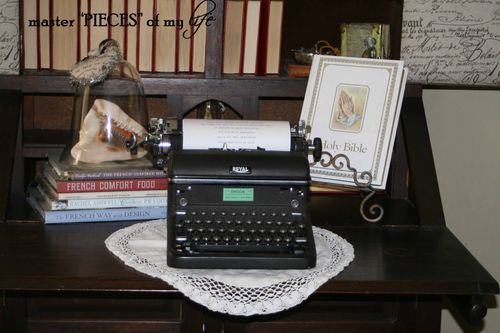 Typerwriter seashells