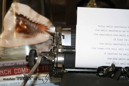 Typerwriter seashells 3