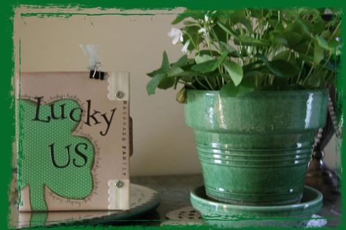 St. Patrick's day decor