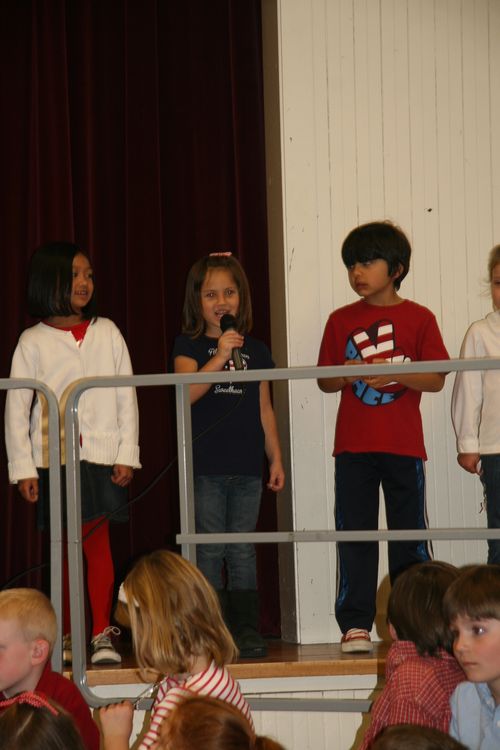 1st grade patriotic performance