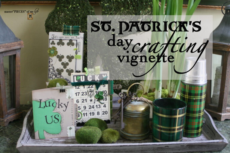 St. Patrick’s Day crafting vignette