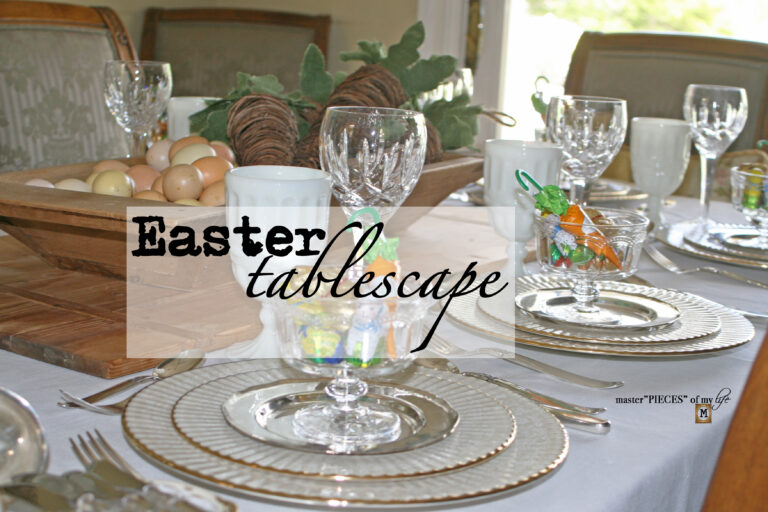 Easter tablescape