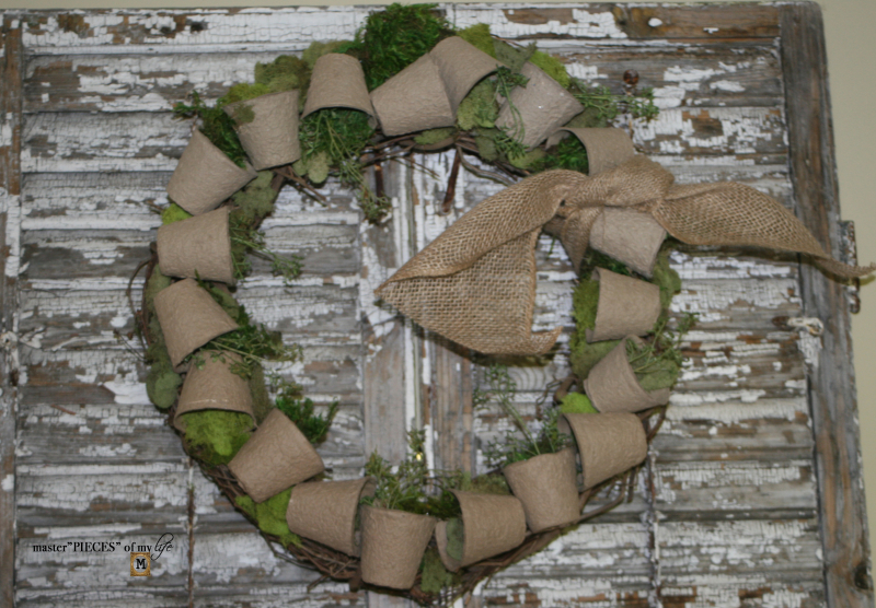 Spring grower pot wreath