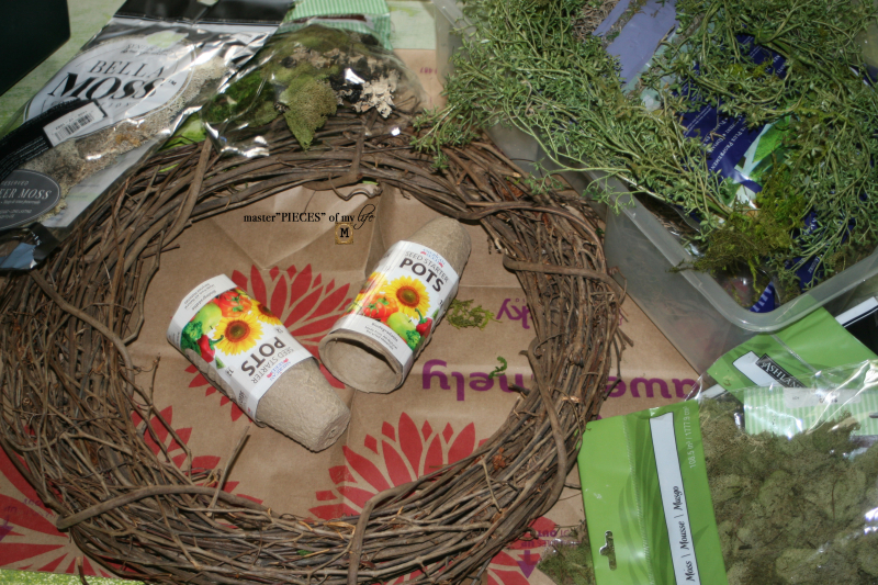 Spring grower pot wreath 3