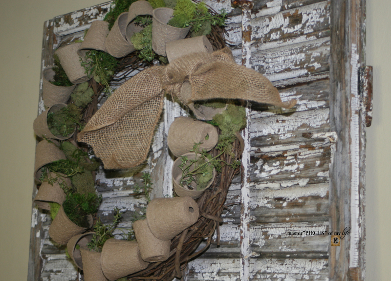 Spring grower pot wreath 4