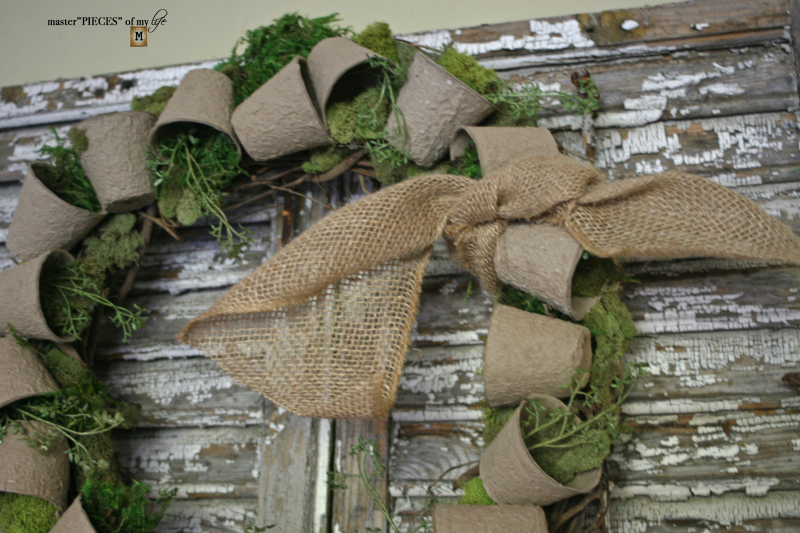 Spring grower pot wreath 6