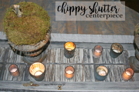 Chippy shutter centerpiece