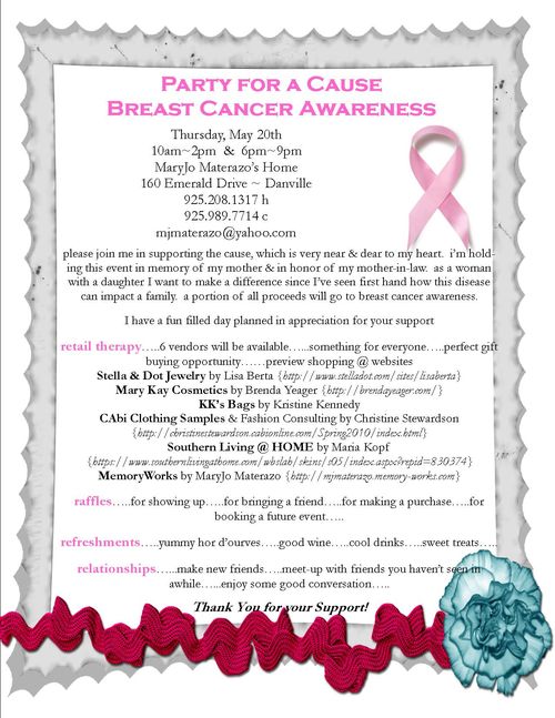 Party for a cause breast cancer