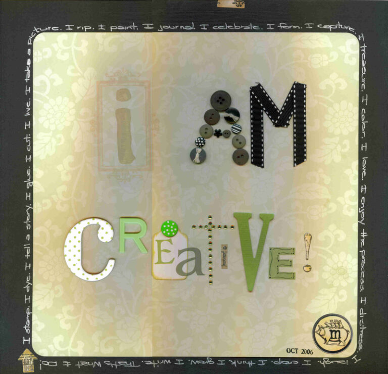 i am creative…