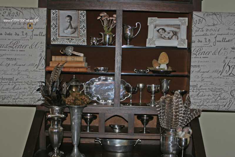 Secretary desk dressed up for fall 2