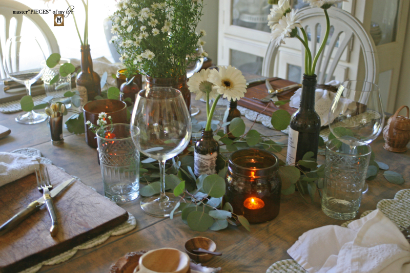 rustic & casual summer table