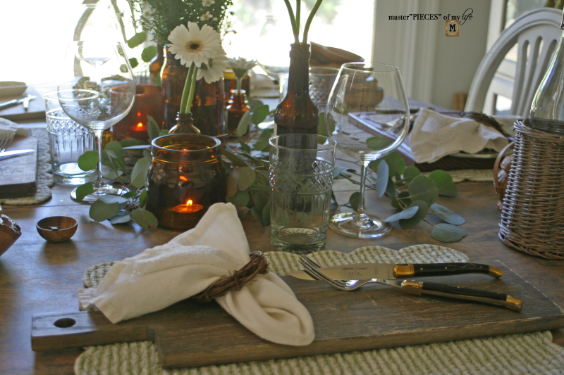 rustic & casual summer table